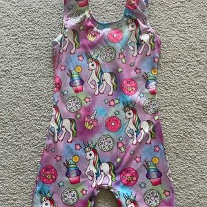 Leotard shorts girls size 120